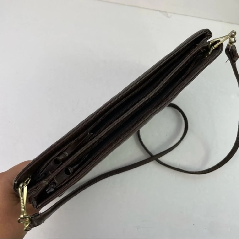 Vintage Brown‎ Retro Convertible Shoulder Bag Clutch